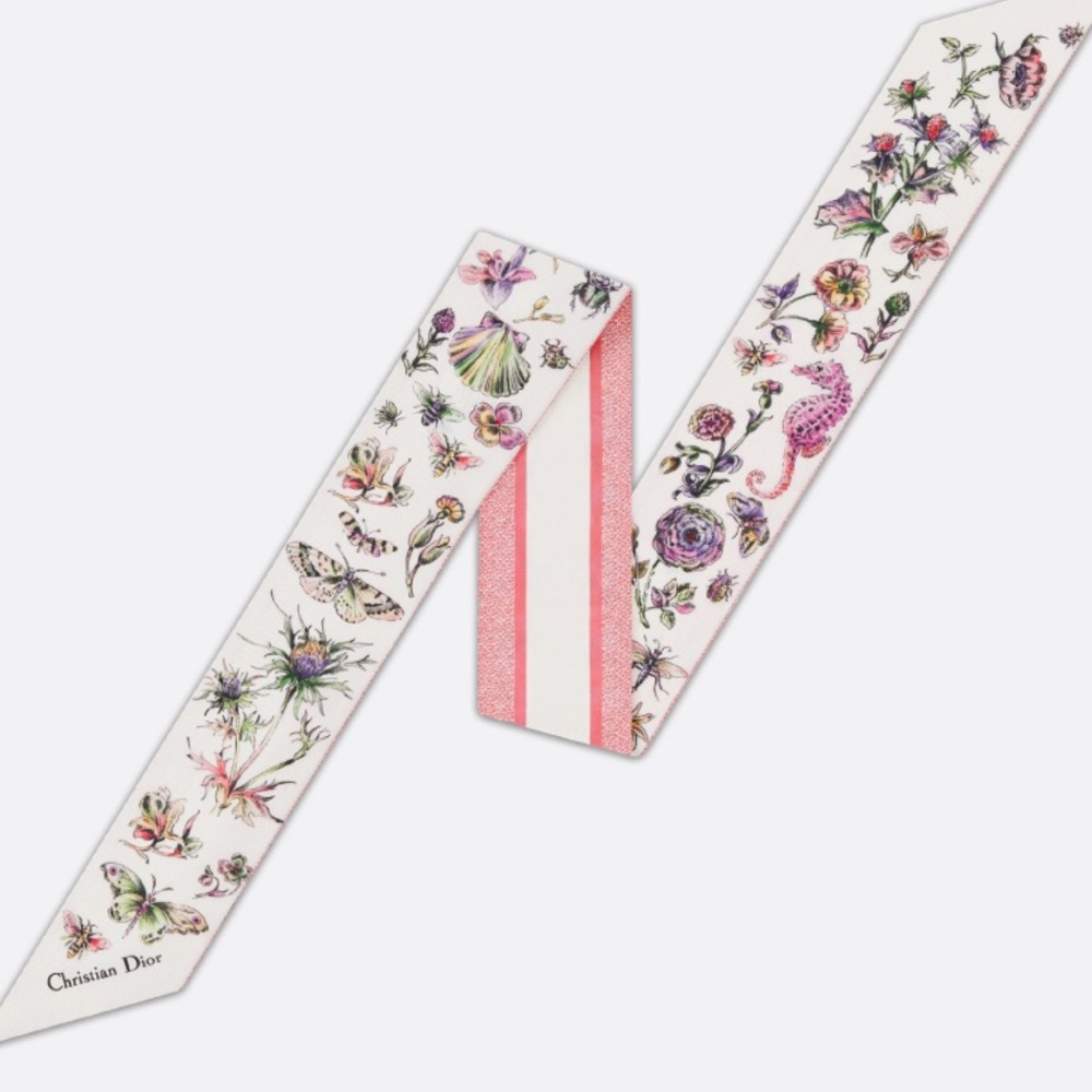 Dior Cabinet de Curiosités Mitzah Scarf Twilly - Picture 1 of 5